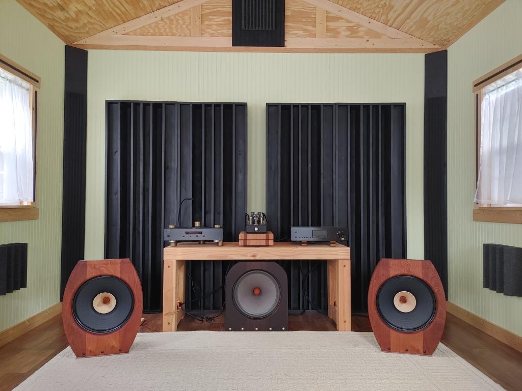 Bass baffle room